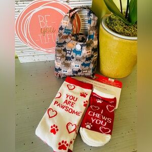 Dog lovers package with Tote & Socks